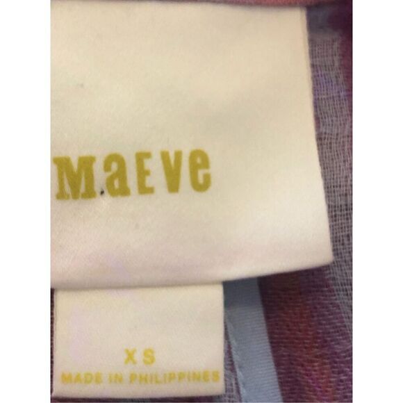 Maeve Anthropologie Pippa Pink Plaid Coastal Grandma, Cottagecore Swing Dress XS - Picture 8 of 12